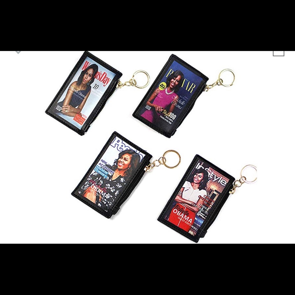 Michelle Obama cardholder/keychain